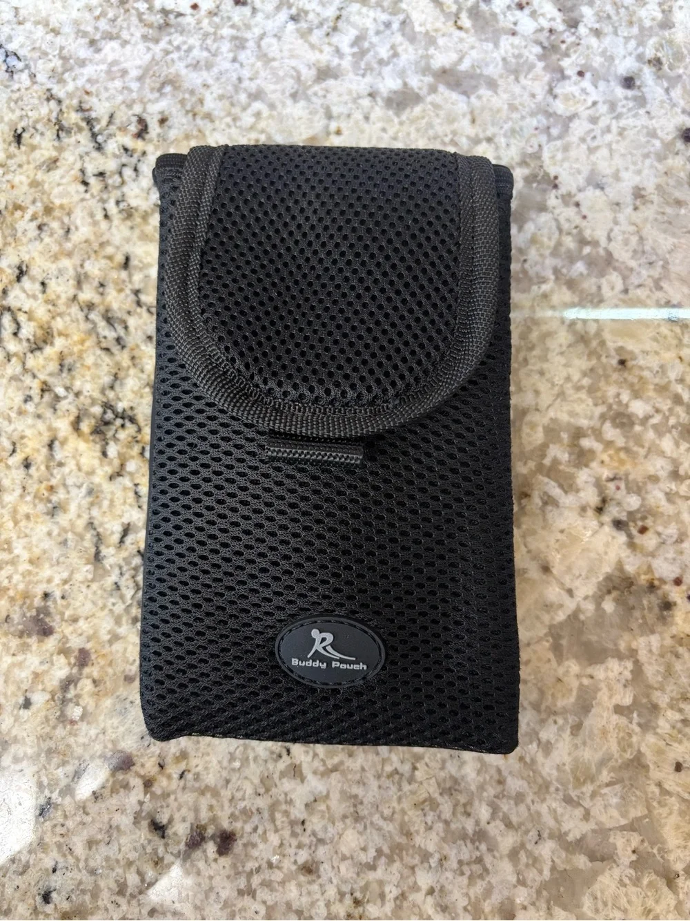 NWOT Running Buddy Pouch Black Mesh Phone Pouch - On the Go Protective Case